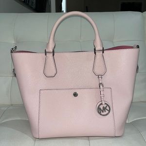 MICHAEL KORS pink tote bag